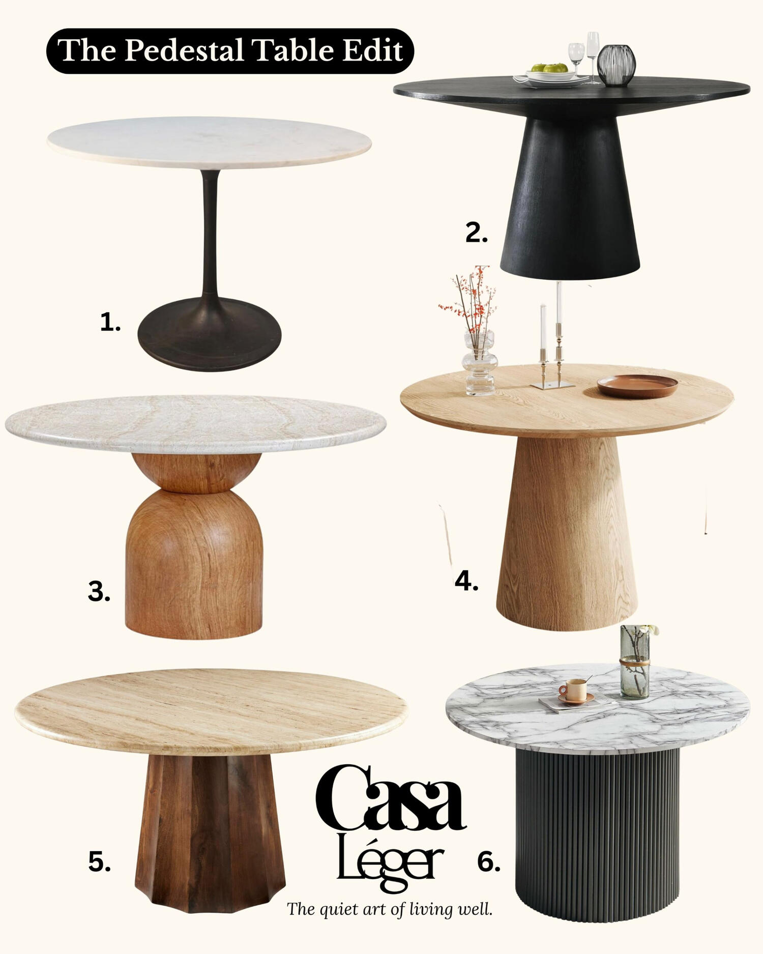 07 - Pedestal Table Edit